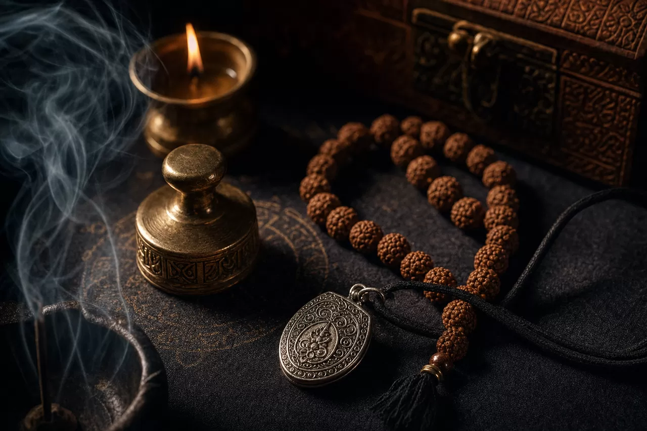 Blessed taweez, amulet and kavach for spiritual protection by Astrologer Vijayram Guru